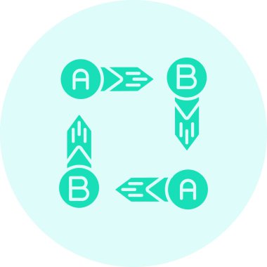 Ok. Web simgesi basit illüstrasyon