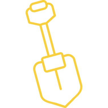 Kürek simgesi vektör çizimi çizimi