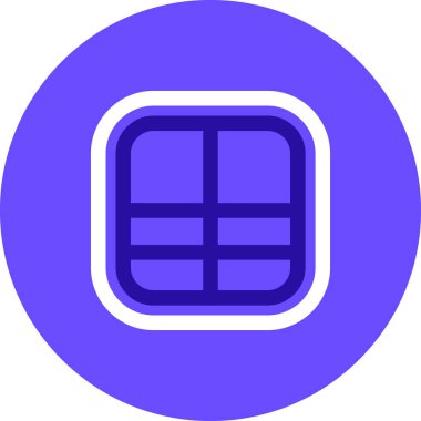 Modern b 'nin vektör illüstrasyonu eksik simgesi