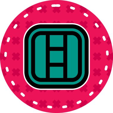 Vektör illüstrasyonu, simge ögesi arkaplanı