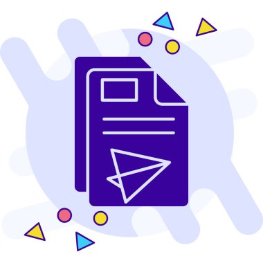 dosya dizini vektör illüstrasyonu