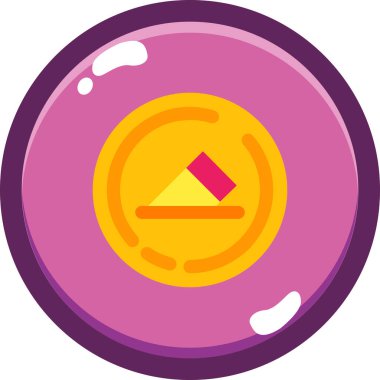 Modern ve eksik simgenin vektör illüstrasyonu