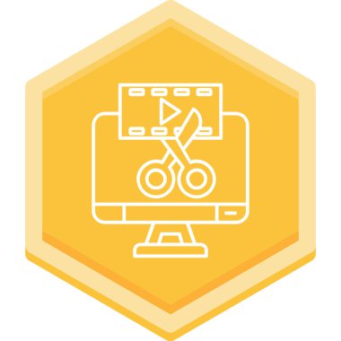 Modern simgenin vektör illüstrasyonu