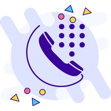 Modern bir simgenin vektör illüstrasyonu