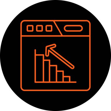 iş simgesi vektör illüstrasyonu