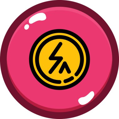 Modern oto tamir simgesinin vektör illüstrasyonu