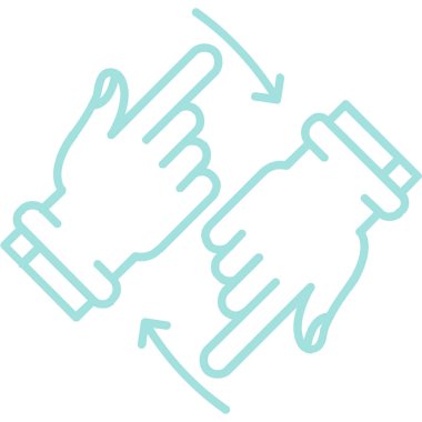 Tokalaşın. Web simgesi basit tasarım