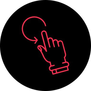 Bir ampulü tutan el, basit çizgi simgesi, özet kavramı