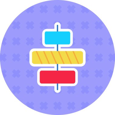 - Şeker. Web simgesi basit illüstrasyon