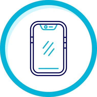 akıllı telefon simgesi vektör illüstrasyonu
