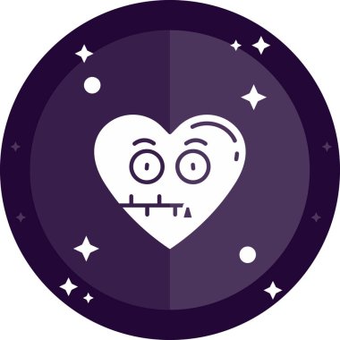 Cadılar Bayramı simgesi, vektör illüstrasyonu