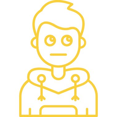 man simgesi vektör illüstrasyonu