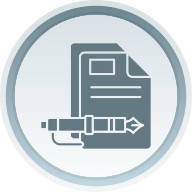 Yazıcı. Web simgesi basit illüstrasyon