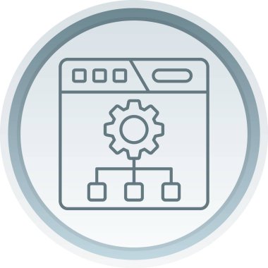 Seo simgesinin vektör illüstrasyonu