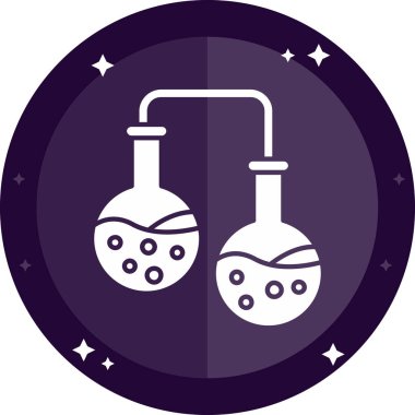 laboratuvar simgesi vektör illüstrasyonu