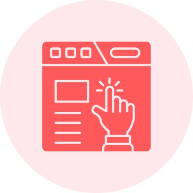 seo modern simgesinin vektör illüstrasyonu