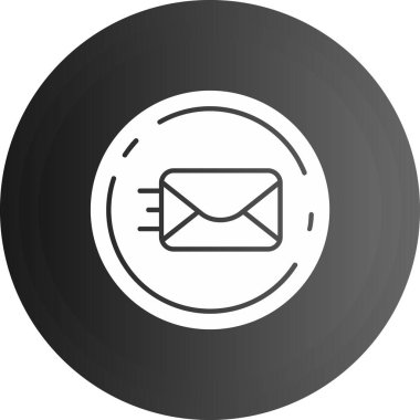 E-posta. Web simgesi basit tasarım