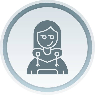 Bebeğim. Web simgesi basit illüstrasyon