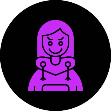 Vektör Avatar Simgesi illüstrasyonu