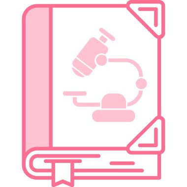 Bir kitap simgesinin vektör illüstrasyonu