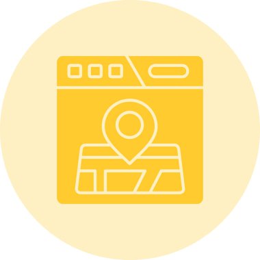 Seo simgesinin vektör illüstrasyonu