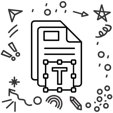 Kitap simgesi, modern basit illüstrasyon