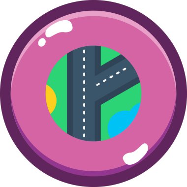 Harita işaretleyici. resimleme tasarımı