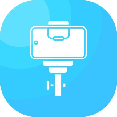 Kamera. Web simgesi basit illüstrasyon