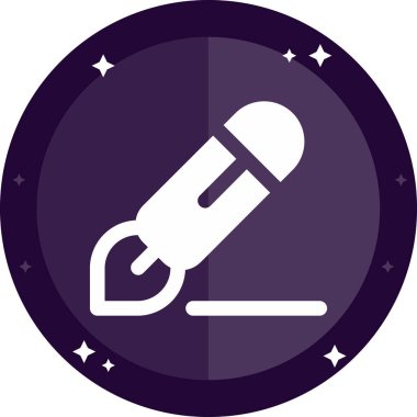 Modern b 'nin vektör illüstrasyonunda sigara ikonu yok