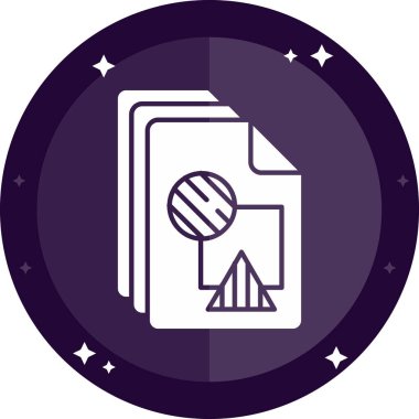 Pasaport ikonu vektör illüstrasyonu