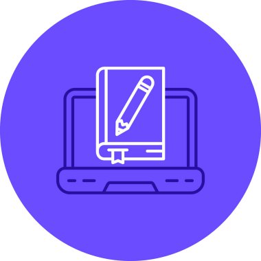 Bilgisayar. Web simgesi basit illüstrasyon