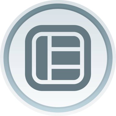 Benzersiz kitap vektörü simgesi