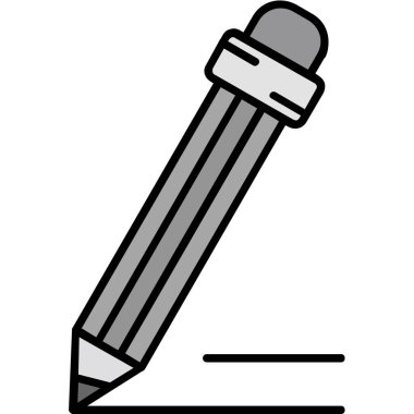 dolmakalem vektör satırı simgesi