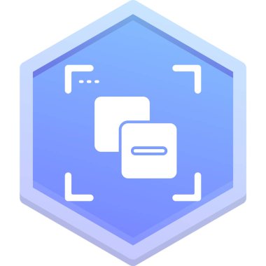 Bir bilgisayar ekranının bir web simgesinin vektör illüstrasyonu