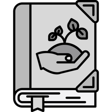 Bitki. Web simgesi basit illüstrasyon