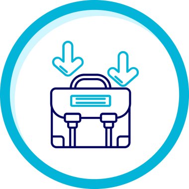 Modern bir simgenin vektör illüstrasyonu