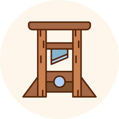 Lunapark atlıkarınca renk vektörü simgesi