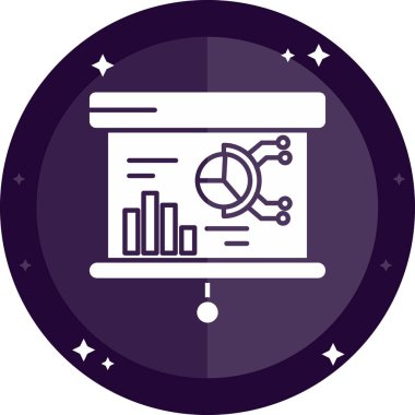 iş düz vektör simgesi