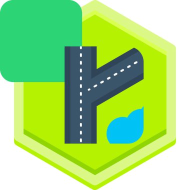 Harita yönü gps simgesi - taslak biçimi