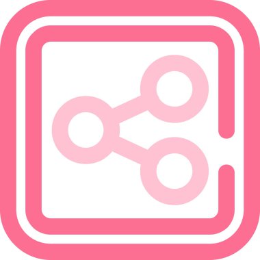 Paylaşımcı simgesi, vektör illüstrasyonu