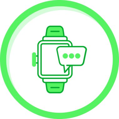vektör smartwatch simgesi, dijital aygıtların çizimi