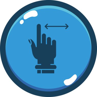 Eldivenler web simgesi, basit vektör illüstrasyonu