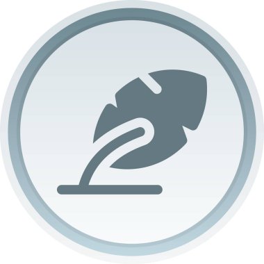 Mavi ve gri rengin ikon vektör illüstrasyonu