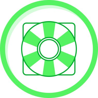 cd simge vektör illüstrasyonu