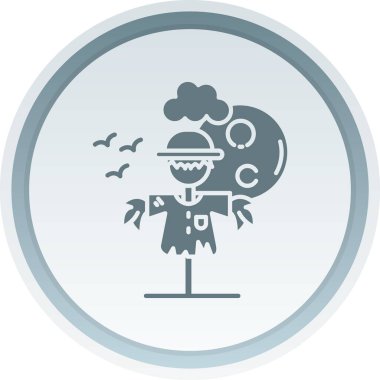 Cadılar bayramı balkabağının ikonu. vektör illüstrasyonu