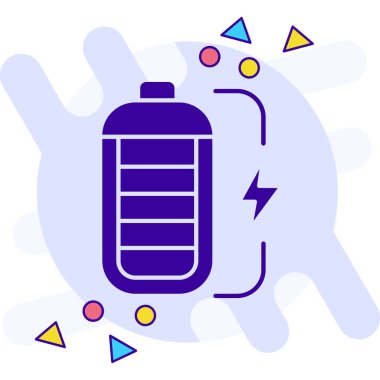 pil vektör illüstrasyonu