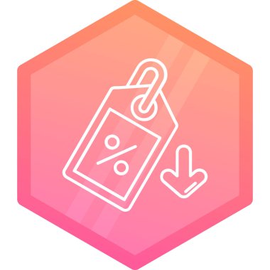 Alışveriş poşeti simgesi, vektör illüstrasyonu