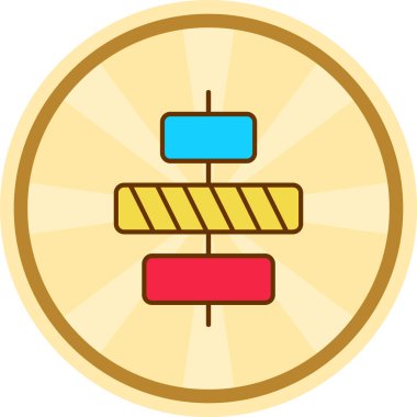 Bir b eksikliği simgesinin vektör çizimi