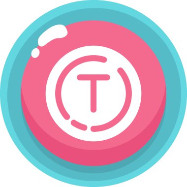 Dünya haritasının bir simgesinin vektör çizimi