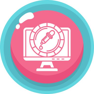 bilgisayar simgesi vektör illüstrasyonu